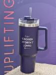 2024 KSLT Purple Stainless Tumbler: Chosen-Worthy;Loved